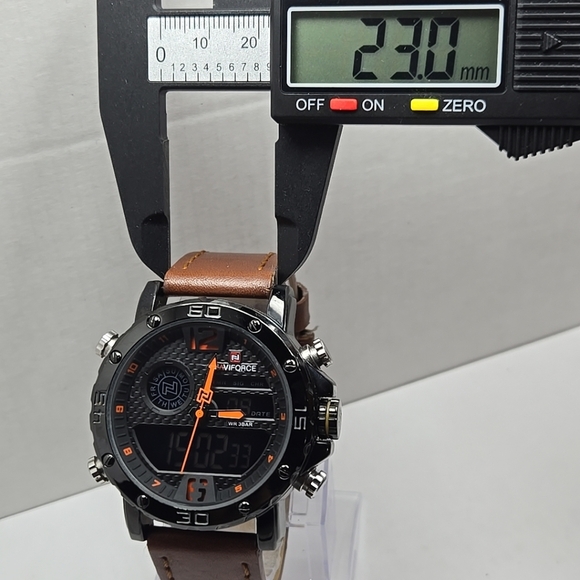 Naviforce NF9134M Mens Watch Digital Analog New Battery Sport Military Style - Picture 5 of 14